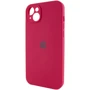 Чехол для iPhone Mobile Case Silicone Case Full Camera Protective Rose Red for iPhone 15 Plus: Материалы Силикон