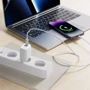 Зарядний пристрій Proove Wall Charger USB-C+USB Silicone Power Plus 30W White: Тип сетевое