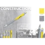 Кулькова багатозадачна ручка Troika Construction жовто-сіра (PIP20YE/GY) фото 3