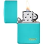 Зажигалка Zippo 49454 Flat Turquoise Zippo Lasered (49454 ZL) фото 2