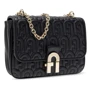 Жіноча сумка через плече Furla Pillow (Cosy) Mini Shoulder Bag чорна (BZY3PILA.0073O6000): Фактура Стьобана, матова, Гладка