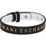 Чоловічий браслет Armani Exchange двосторонній білий/чорний (AXG0107040) фото 3