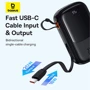 Внешний аккумулятор Baseus Power Bank 20000mAh Qpow Pro FC 22.5W Black (P10067103113-00) фото 9