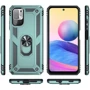 Аксессуар для смартфона Mobile Case Shockproof Serge Magnetic Ring Green for Xiaomi Redmi Note 10 5G / Poco M3 Pro / Poco M3 Pro 5G: Тип накладка на заднюю часть