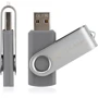 USB-флешка eXceleram 32GB P1 Series USB 2.0 Silver/Grey (EXP1U2SIG32) фото 3