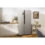 Холодильник Side-by-Side Gorenje NRS918FMX: Расположение морозильной камеры Сбоку
