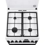 Плита комбинированная Electrolux RKK660201W: Тип варочной поверхности газовая