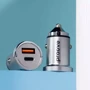 Зарядное устройство Proove Car Charger USB-C+USB Viraty 45W Silver: Количество USB-портов 2
