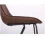 Стул барный Custer gunmetal, cowboy Coffe/Dark Brown фото 7