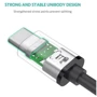 Кабель UGREEN USB-C to USB-C US286 3A 60W 1.5m Black фото 6