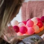 Гирлянда Cotton ball lights на 10 шаров 2,7м, Pink: Применение Для дома
