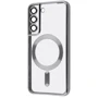 Чехол для телефонов WAVE Metal Color Case with Magnetic Ring Silver for Samsung G990 Galaxy S21 FE