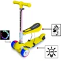 Самокат Scooter 3in1. Yellow (складна ручка, зі світлом і музикою і смарт-колеса): Максимальне допустиме навантаження, кг 60 кг