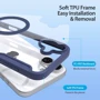 Чехол для iPhone Dux Ducis Skin X Pro with MagSafe Blue for iPhone 16: Тип чехла чехол-книжка