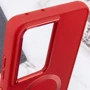 Чехол для телефонов TPU Case Bonbon Metal Style with MagSafe Red for Samsung S908 Galaxy S22 Ultra: Цвет красный