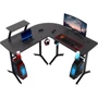 Геймерский стол GT Racer 146x146x60x73 см Black (T-1247)