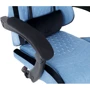 Геймерськое кресло GT Racer X-2324 Fabric Light Blue/Black Suede фото 6