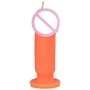 Свеча LOVE FLAME - Dildo S Orange Fluor, CPS04-ORANGE
