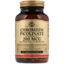 Solgar Chromium Picolinate, 200 mcg, 180 Vegetable Capsules (SOL-00867)