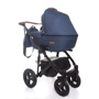 Универсальная коляска 2-в-1 Broco Capri textile blue: Количество блоков 1