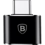Адаптер Baseus Adapter USB-C to USB Female Black (CATOTG-01)