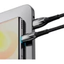 Кабель Baseus USB Cable to USB-C Glimmer Series Fast Charging 100W 1m Black (CADH000401) фото 6