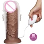 Реалистичный вибратор LoveToy Realistic Chubby Vibrating Dildo Brown 10.5''