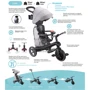 Велосипед детский Globber Explorer Trike 4в1 Deluxe Play черно-серый (636-120) фото 17