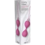 Вагинальные шарики со смещенным центром тяжести Mae B Elegant Soft Touch Love Balls, 10х3,5 см, розовый