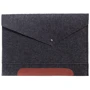 Gmakin Cover Envelope Felt Brown/Dark Grey (GM11-15) for MacBook Pro 15/Pro 16: Цвет серый (Space Gray)