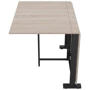 Стол раскладной AMF Fold 2 FL2 1400 1380/210х1000х750Н черный/Дуб Сонома (221220): Глубина, см 100
