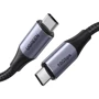 Кабель Ugreen USB-C to USB-C 100W 5A Gen2 10Gbps 1m Black (80150)