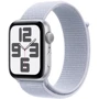 Apple Watch SE 2 2024 44mm GPS Silver Aluminum Case with Blue Cloud Sport Loop (MXET3QH/A) UA: Размер 44mm