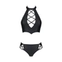 Комплект из эко-кожи Nancy Bikini black XXL/XXXL - Passion