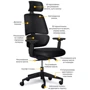 Офисное кресло Mealux Leo Air Plus Black (Y-546 KB): Максимальная нагрузка, кг 120