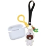 Чехол для наушников TPU Case Cute Charm Bear in a suit White for Apple AirPods Pro