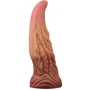 Фаллоимитатор Dual-Layered Silicone Tongue 10" Brown