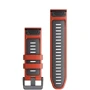 Ремешок Garmin epixPRO (g2) 26mm QuickFit Flame Red/Graphite Silicone (010-13281-04)