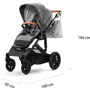 Універсальна коляска 2 в 1 Kinderkraft Prime Gray + MommyBag (KKWPRIMGRMB200) фото 11