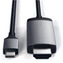 Кабель Satechi Cable USB-C to HDMI 4K 1.8m Space Grey (ST-CHDMIM): Тип USB-C - HDMI M