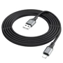 Кабель Hoco USB Cable to Lightning X92 Honest 2.4A 3m Black фото 4