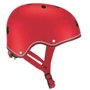Шлем защитный детский GLOBBER, красный, с фонариком, 48-53см (XS/S)