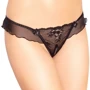 Женские стринги SoftLine G-String 2384, M/L (black)