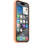 Чехол для iPhone Apple iPhone 15 Pro Silicone Case with MagSafe - Orange Sorbet (MT1H3ZM/A) фото 5