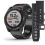 Смарт-часы Garmin Fenix 7X Sapphire Solar Carbon Grey DLC Titanium with Carbon Grey DLC Vented Titanium Band (010-02541-27)