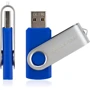 USB-флешка eXceleram 32GB P1 Series USB 2.0 Silver/Blue (EXP1U2SIBL32) фото 3