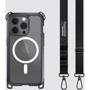 Чехол для iPhone SwitchEasy Odyssey Ultra M + Strap Rugged Utility MagSafe Case Metal/Black (MPH56P162EC23) for iPhone 15 Pro