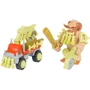 Ігровий набір Road Rippers Snap'n Play Monsters Attack Tan yeti vs Orange log truck