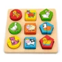 Деревянный пазл-сортер Viga Toys Фигуры и зверята (59585)