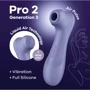 Вакуумный клиторальный стимулятор Satisfyer Pro 2 Generation 3 with Liquid Air Lilac